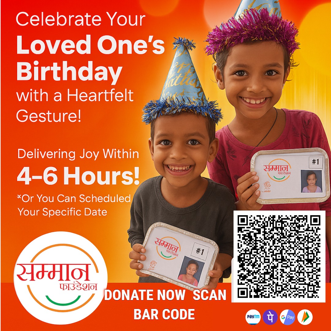 🌟 Be the Reason Someone Smiles Today! 🌟 At Sammaan Foundation, we believe every small act of kindness creates a big impact. 💖